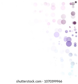 Bubbles Circle Dots Unique Colorful Bright Vector Background