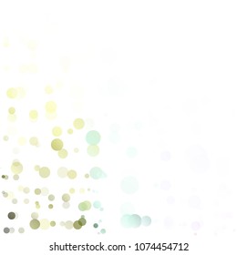 Bubbles Circle Dots Unique Colorful Bright Vector Background