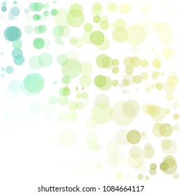 Bubbles Circle Dots Unique Colorful Bright Vector Background