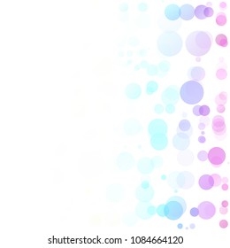 Bubbles Circle Dots Unique Colorful Bright Vector Background