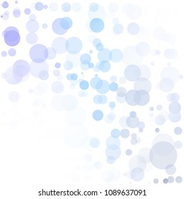 Bubbles Circle Dots Unique Colorful Bright Vector Background