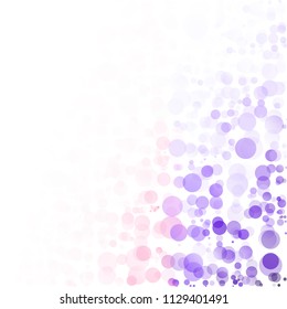 Bubbles Circle Dots Unique Colorful Bright Vector Background