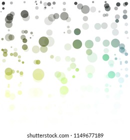 Bubbles Circle Dots Unique Colorful Bright Vector Background