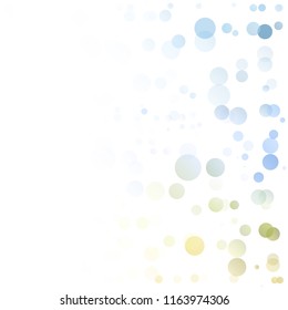 Bubbles Circle Dots Unique Colorful Bright Vector Background