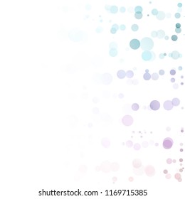 Bubbles Circle Dots Unique Colorful Bright Vector Background