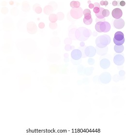 Bubbles Circle Dots Unique Colorful Bright Vector Background