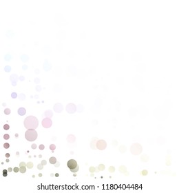 Bubbles Circle Dots Unique Colorful Bright Vector Background