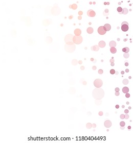Bubbles Circle Dots Unique Colorful Bright Vector Background