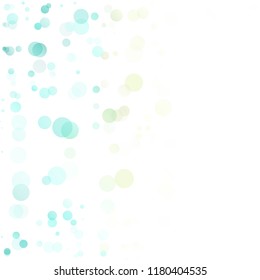 Bubbles Circle Dots Unique Colorful Bright Vector Background