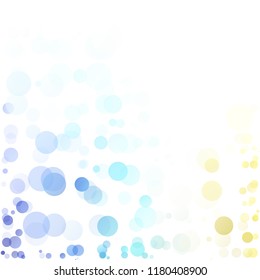 Bubbles Circle Dots Unique Colorful Bright Vector Background