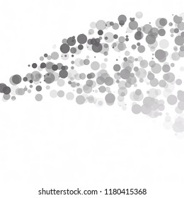 Bubbles Circle Dots Unique Colorful Bright Vector Background
