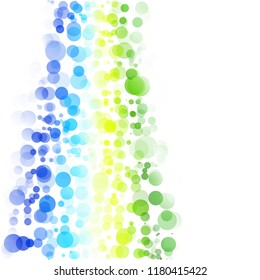 Bubbles Circle Dots Unique Colorful Bright Vector Background