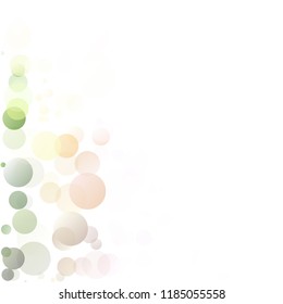 Bubbles Circle Dots Unique Colorful Bright Vector Background
