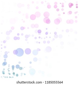 Bubbles Circle Dots Unique Colorful Bright Vector Background