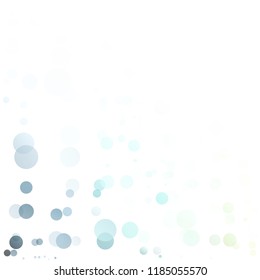Bubbles Circle Dots Unique Colorful Bright Vector Background
