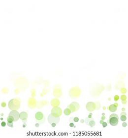 Bubbles Circle Dots Unique Colorful Bright Vector Background