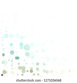 Bubbles Circle Dots Unique Colorful Bright Vector Background