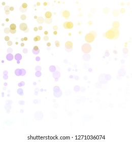 Bubbles Circle Dots Unique Colorful Bright Vector Background