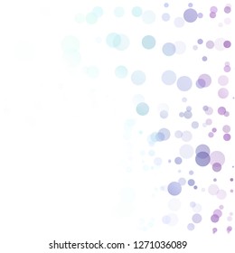 Bubbles Circle Dots Unique Colorful Bright Vector Background