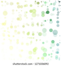 Bubbles Circle Dots Unique Colorful Bright Vector Background