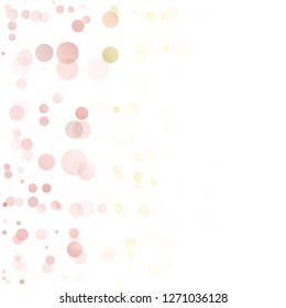 Bubbles Circle Dots Unique Colorful Bright Vector Background