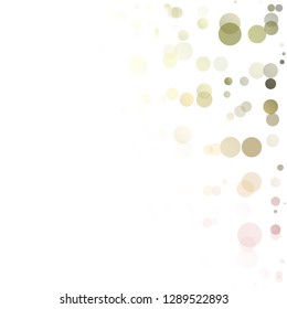 Bubbles Circle Dots Unique Colorful Bright Vector Background
