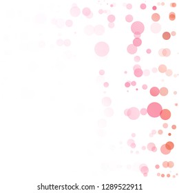 Bubbles Circle Dots Unique Colorful Bright Vector Background