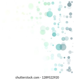 Bubbles Circle Dots Unique Colorful Bright Vector Background