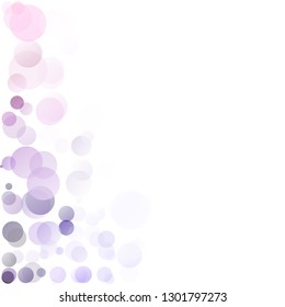 Bubbles Circle Dots Unique Colorful Bright Vector Background