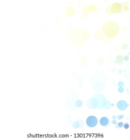 Bubbles Circle Dots Unique Colorful Bright Vector Background