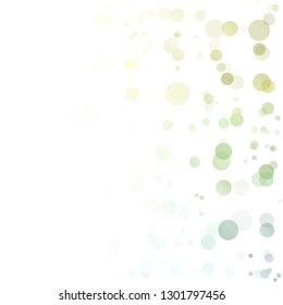 Bubbles Circle Dots Unique Colorful Bright Vector Background