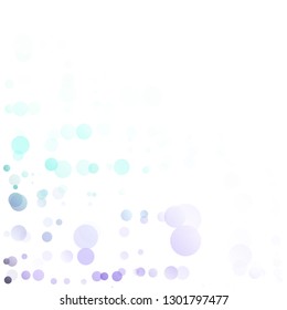 Bubbles Circle Dots Unique Colorful Bright Vector Background