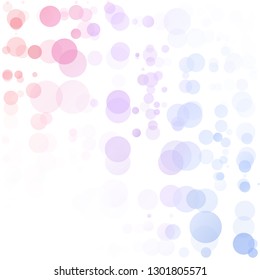 Bubbles Circle Dots Unique Colorful Bright Vector Background