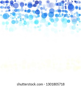 Bubbles Circle Dots Unique Colorful Bright Vector Background