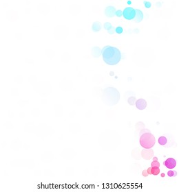 Bubbles Circle Dots Unique Colorful Bright Vector Background