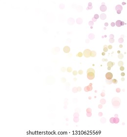 Bubbles Circle Dots Unique Colorful Bright Vector Background