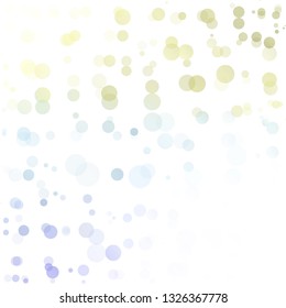 Bubbles Circle Dots Unique Colorful Bright Vector Background