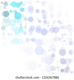 Bubbles Circle Dots Unique Colorful Bright Vector Background