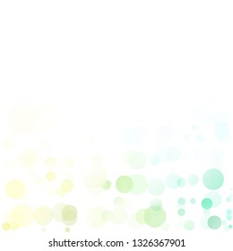 Bubbles Circle Dots Unique Colorful Bright Vector Background