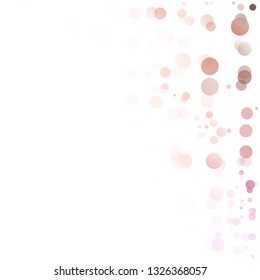 Bubbles Circle Dots Unique Colorful Bright Vector Background