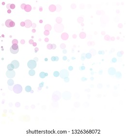 Bubbles Circle Dots Unique Colorful Bright Vector Background