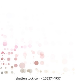 Bubbles Circle Dots Unique Colorful Bright Vector Background