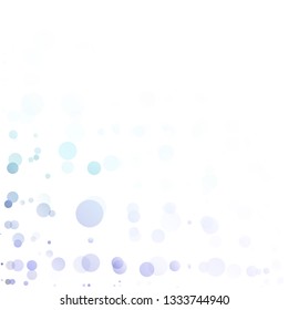 Bubbles Circle Dots Unique Colorful Bright Vector Background