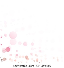 Bubbles Circle Dots Unique Colorful Bright Vector Background