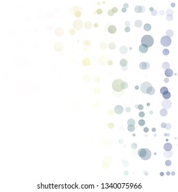 Bubbles Circle Dots Unique Colorful Bright Vector Background
