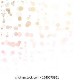 Bubbles Circle Dots Unique Colorful Bright Vector Background