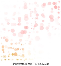 Bubbles Circle Dots Unique Colorful Bright Vector Background