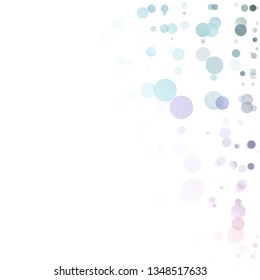 Bubbles Circle Dots Unique Colorful Bright Vector Background