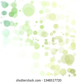 Bubbles Circle Dots Unique Colorful Bright Vector Background