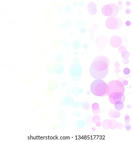 Bubbles Circle Dots Unique Colorful Bright Vector Background